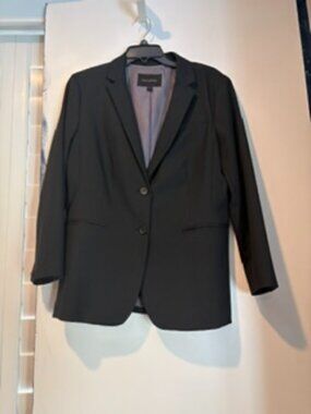 Banana Republic Black Blazer | Size 12 | Classic Tailored Jacket